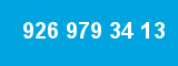 926 979 34 13 926 979 34 13